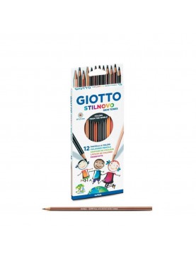 Ξυλομπογιές Giotto Stilnovo Skin Tones / set 10 χρωμάτων
