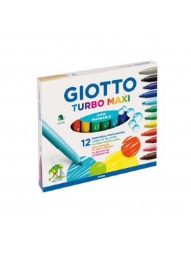 Μαρκαδόροι Giotto χοντροί Σετ 12 χρώματα