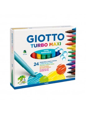 Μαρκαδόροι Giotto χοντροί Σετ 24 χρώματα