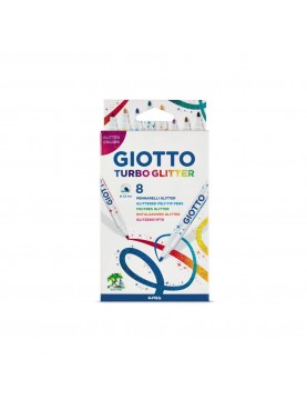 Μαρκαδόροι Giotto Gliter Σετ 8 χρώματα