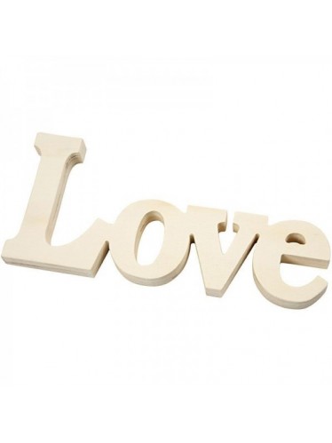 Ξύλινη λέξη "Love"  Creativ