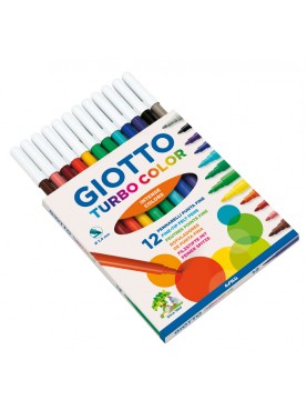Giotto turbo color λεπτή μύτη 2.8 mm / set 12 χρωμάτων