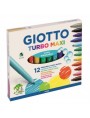 Μαρκαδόροι Giotto με χοντρή μύτη  set 12 χρωμάτων