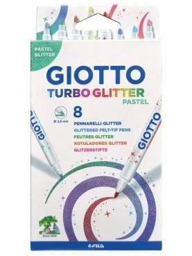 Giotto turbo bicolor / set 8 χρωμάτων