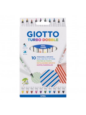 Giotto turbo glitter / set 8 χρωμάτων